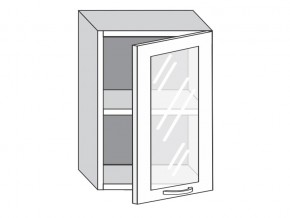 1.50.3 Шкаф настенный (h=720) на 500мм с 1-ой стекл. дверцей в Оренбурге - orenburg.magazinmebel.ru | фото