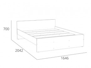 Кровать 1600 НМ 011.53 Симпл Белый Фасадный в Оренбурге - orenburg.magazinmebel.ru | фото - изображение 4
