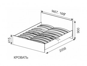 Кровать 1600х2000 ортопедическое основание СГ Камелия в Оренбурге - orenburg.magazinmebel.ru | фото - изображение 2