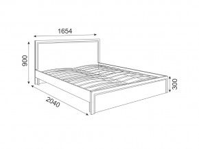 Кровать с основанием Беатрис мод 7 Орех гепланкт в Оренбурге - orenburg.magazinmebel.ru | фото - изображение 2