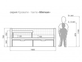 Кровать-тахта мягкая Svogen с ящиками и бортиком белый в Оренбурге - orenburg.magazinmebel.ru | фото - изображение 2