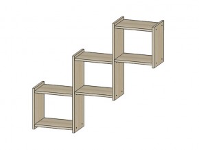 Полка Квадро ясень шимо светлый в Оренбурге - orenburg.magazinmebel.ru | фото